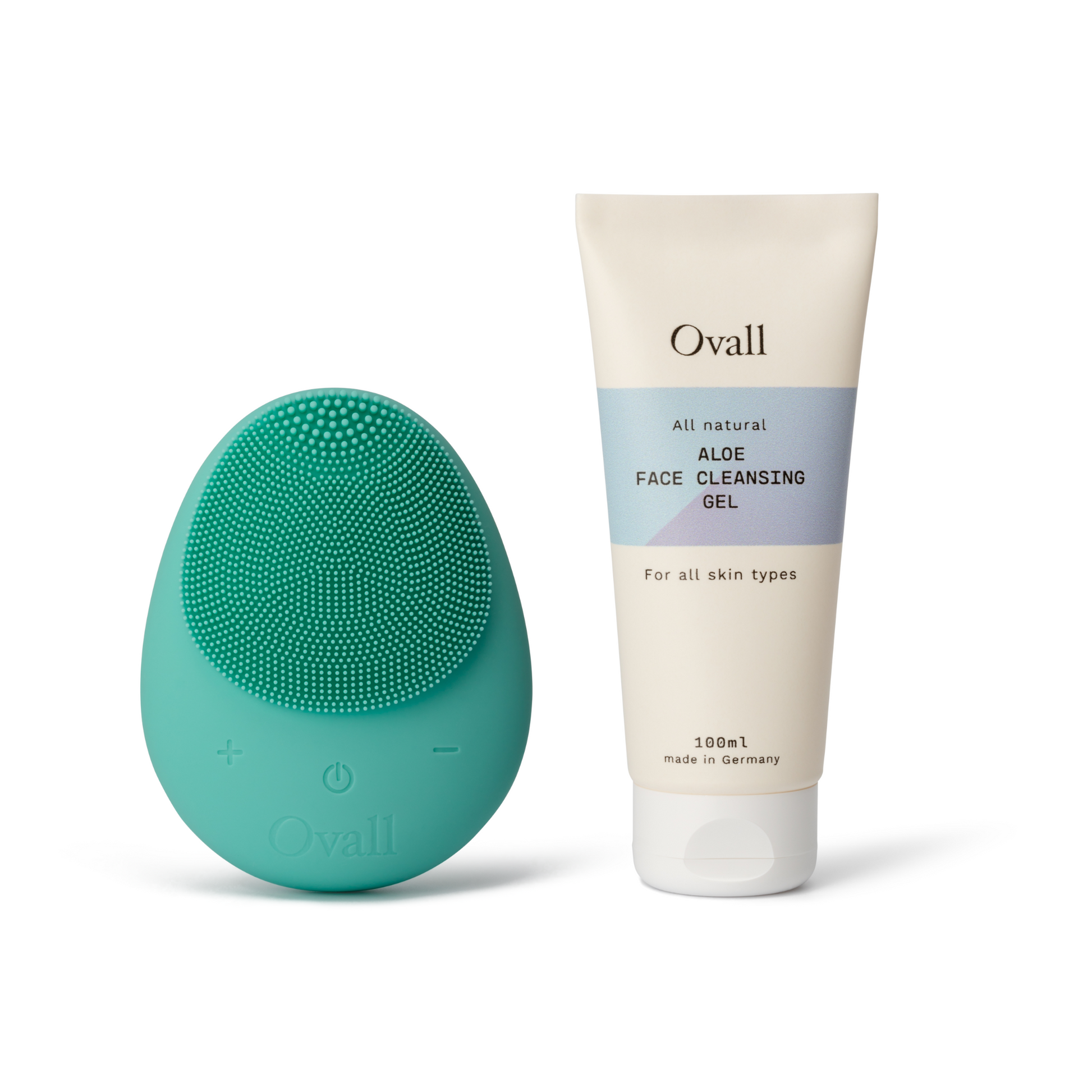 Ovall™ 2 Gesichtsreinigungsbürste Bundle - Grün - ovallskincare